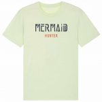 Organic T-Shirt „Mermaid Hunter“ aus Bio Baumwolle in Stem Green