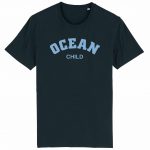 Organic T-Shirt „Ocean Child“ aus Bio Baumwolle in Black