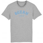 Organic T-Shirt „Ocean Child“ aus Bio Baumwolle in Heather Grey