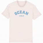 Organic T-Shirt „Ocean Child“ aus Bio Baumwolle in Vintage White