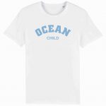 Organic T-Shirt „Ocean Child“ aus Bio Baumwolle in White