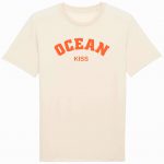 Organic T-Shirt „Ocean Kiss“ aus Bio Baumwolle in Natural