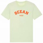 Organic T-Shirt „Ocean Kiss“ aus Bio Baumwolle in Stem Green
