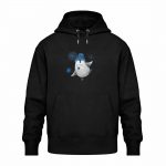 Pinguin Winterfun – Relaxed Bio Hoodie – black