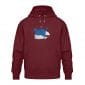 Polarbär - Relaxed Bio Hoodie - burgundy