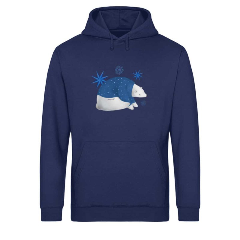 Polarbär - Light Unisex Bio Hoodie - navy