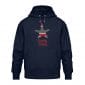 Sandy Claus - Relaxed Bio Hoodie - blau