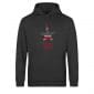 Sandy Claus - Unisex Bio Light Hoodie - dark heather grey