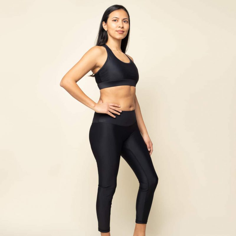 Shape Bustier aus Econyl black mocean