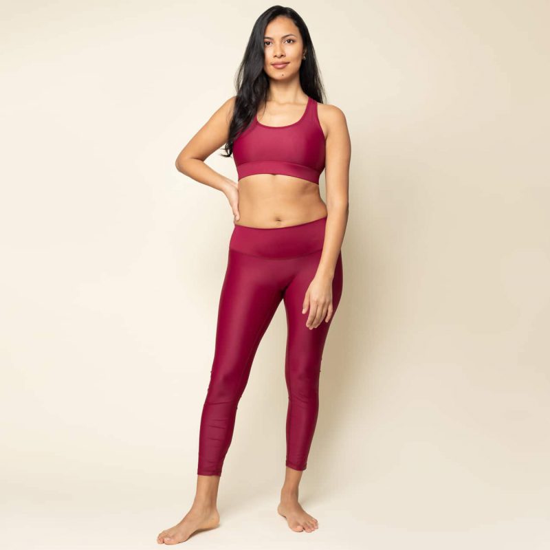 Shape Bustier recycletes Material burgundy