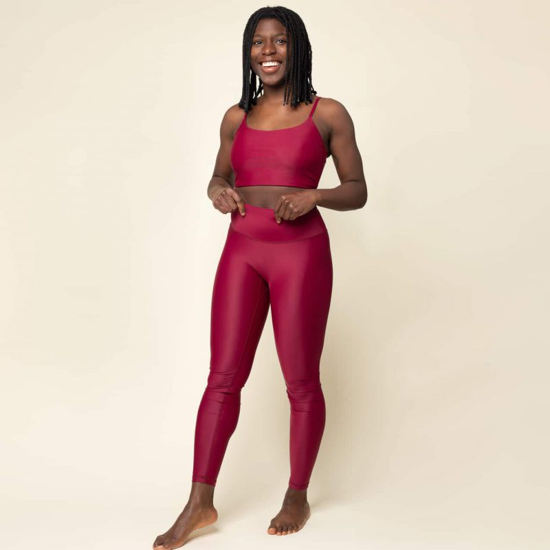 Spaghetti Bustier aus Econyl recyceltes Gewebe