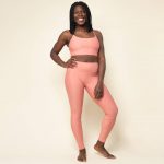 Spaghetti Bustier aus Econyl in rose mocean