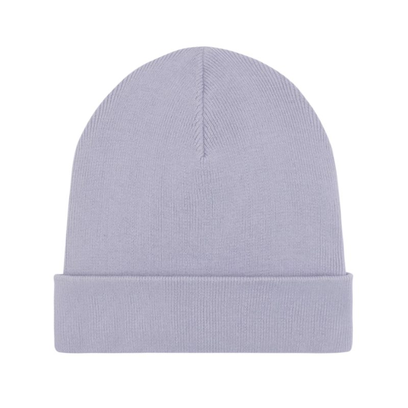 Strick Beanie Recycelt und Bio in lavendel