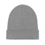Strick Beanie Recycelt und Bio in heathergrey