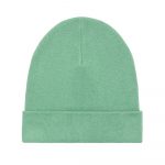 Strick Beanie Recycelt und Bio in mint