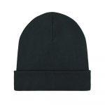 Strick Beanie Recycelt und Bio in schwarz