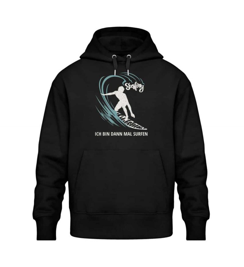 Surfen - Relaxed Bio Hoodie - black