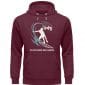 Surfen - Premium Unisex Bio Hoodie - burgundy