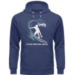 Surfen – Premium Unisex Bio Hoodie – navy blue