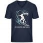 Surfen - Unisex Bio V T-Shirt - french navy