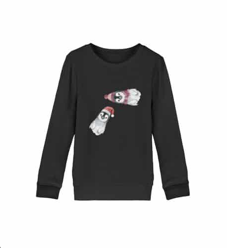 Winter Pinguine - Kinder Bio Sweater - black
