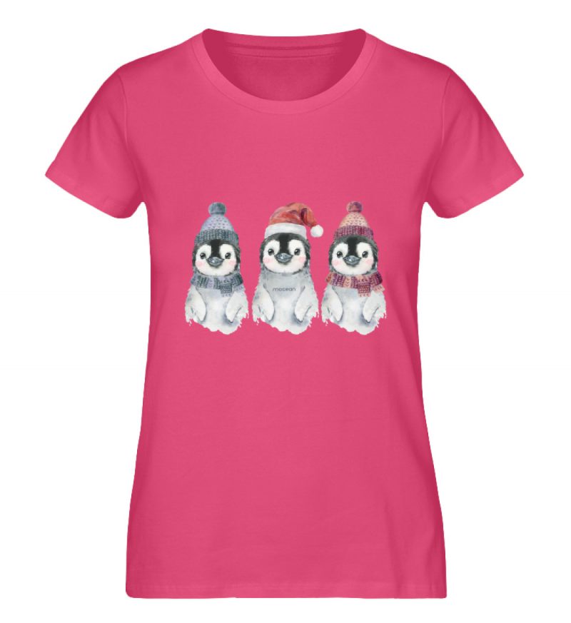 Pinguin Wintertrio - Damen Premium Organic Shirt-6866