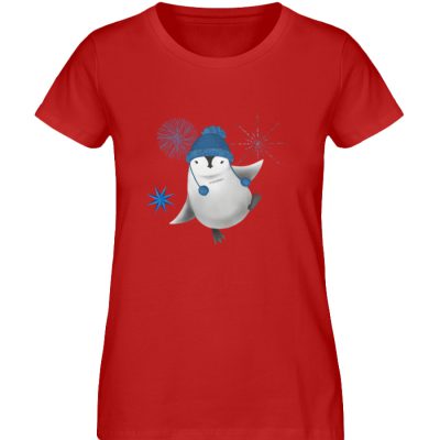 Pinguin Stern - Damen Premium Organic Shirt-4