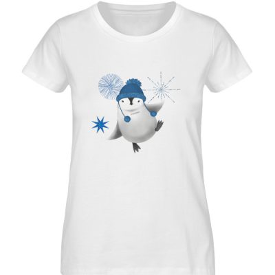 Pinguin Stern - Damen Premium Organic Shirt-3
