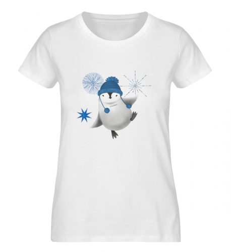 Pinguin Stern - Damen Premium Organic Shirt-3