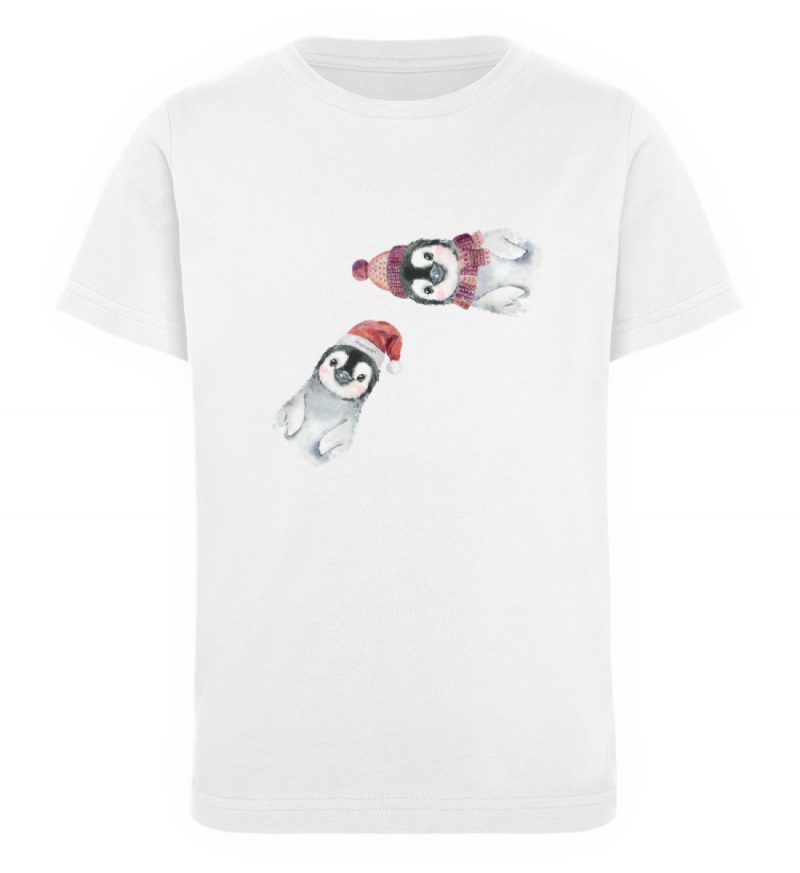 Winter Pinguine - Kinder Organic T-Shirt-3